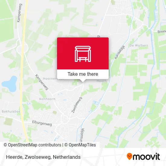 Heerde, Zwolseweg map