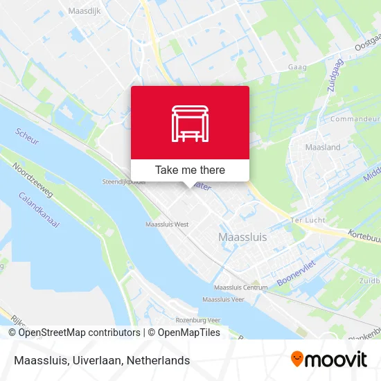 Maassluis, Uiverlaan map
