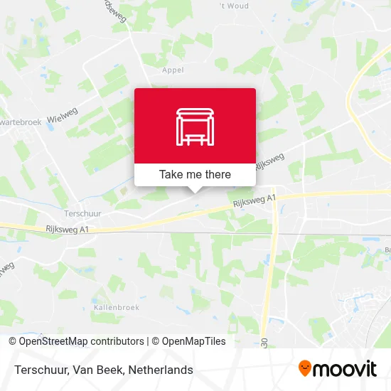 Terschuur, Van Beek map