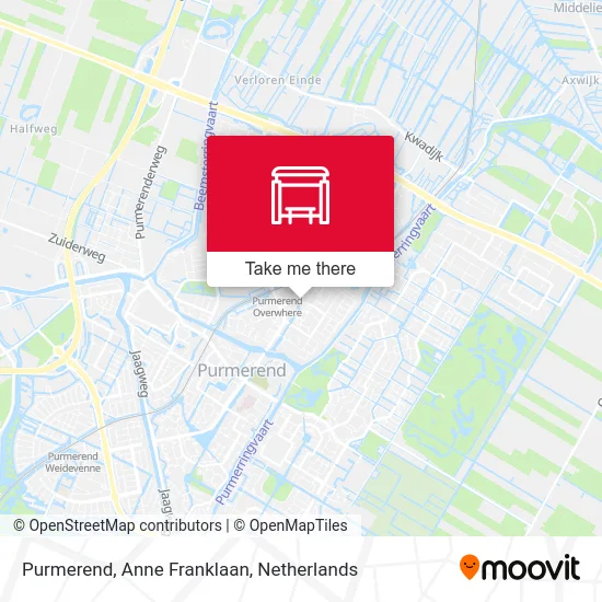Purmerend, Anne Franklaan map