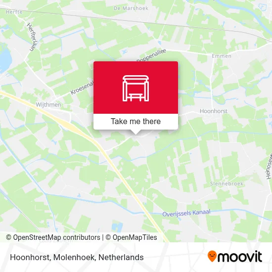Hoonhorst, Molenhoek map