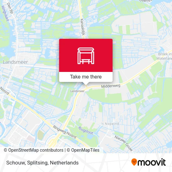 Schouw, Splitsing map