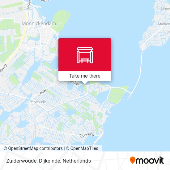 Zuiderwoude, Dijkeinde map