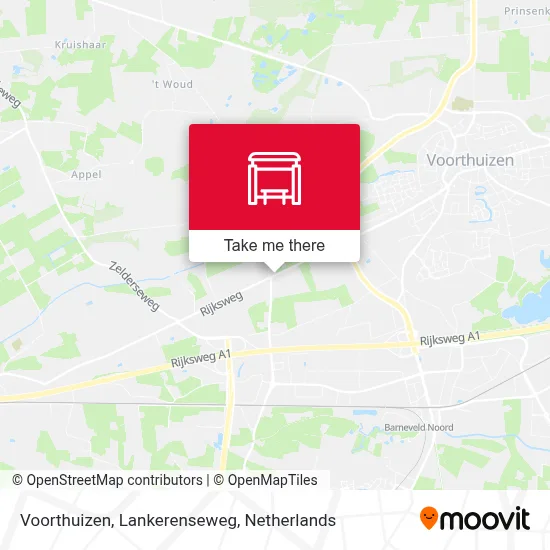 Voorthuizen, Lankerenseweg map