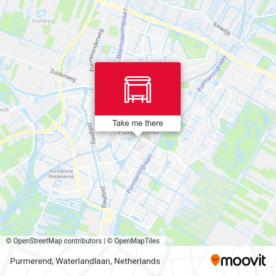 Purmerend, Waterlandlaan map