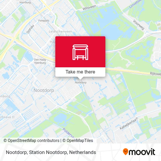 Nootdorp, Station Nootdorp map