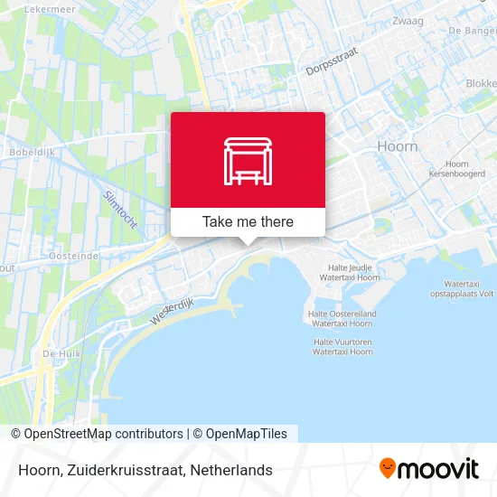 Hoorn, Zuiderkruisstraat map