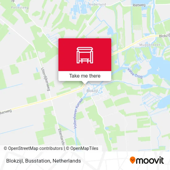 Blokzijl, Busstation map