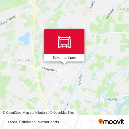 Heerde, Brinklaan map