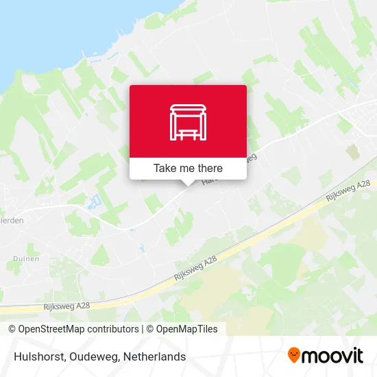 Hulshorst, Oudeweg Karte