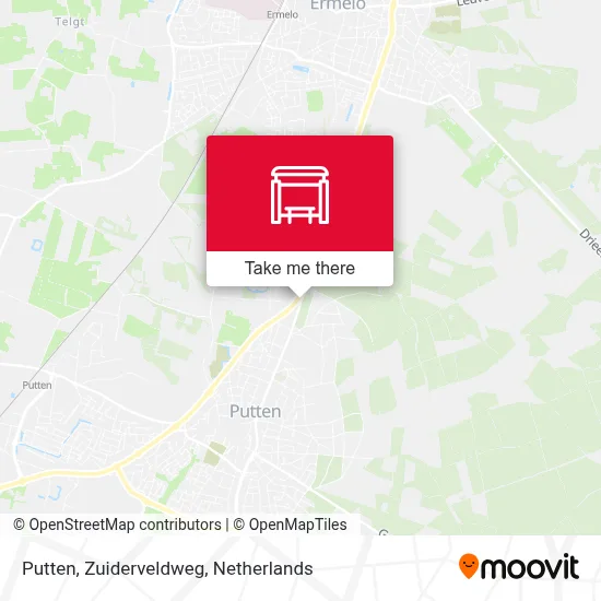 Putten, Zuiderveldweg map
