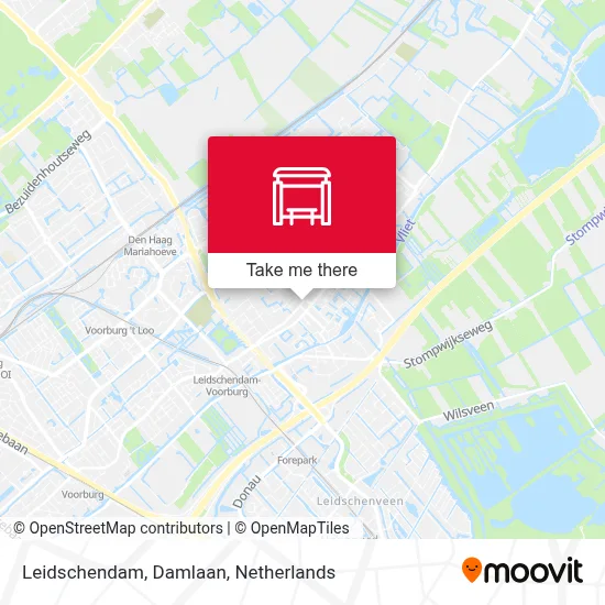Leidschendam, Damlaan map