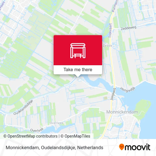 Monnickendam, Oudelandsdijkje map