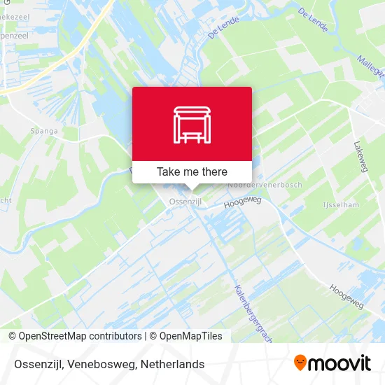 Ossenzijl, Venebosweg map