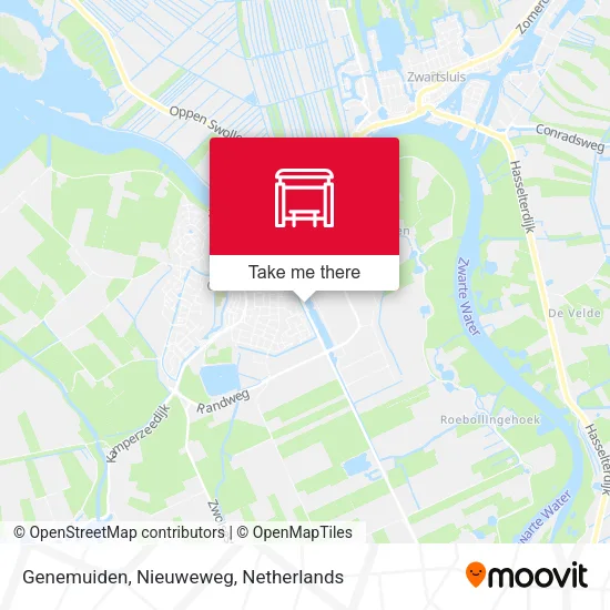 Genemuiden, Nieuweweg map