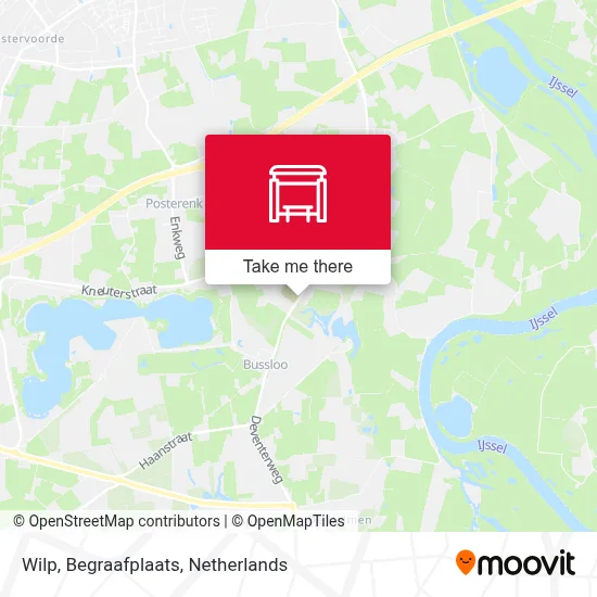 Wilp, Begraafplaats map