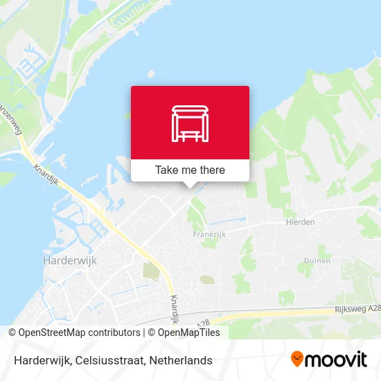 Harderwijk, Celsiusstraat Karte