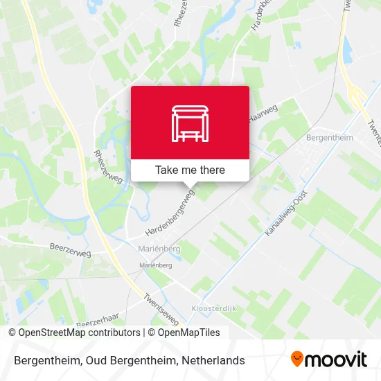 Bergentheim, Oud Bergentheim map