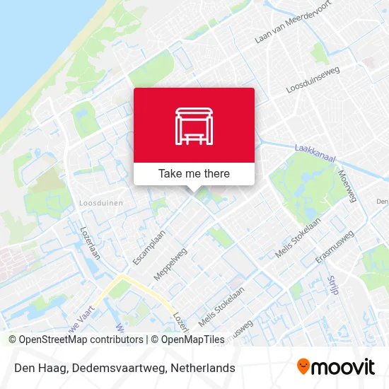 Den Haag, Dedemsvaartweg map