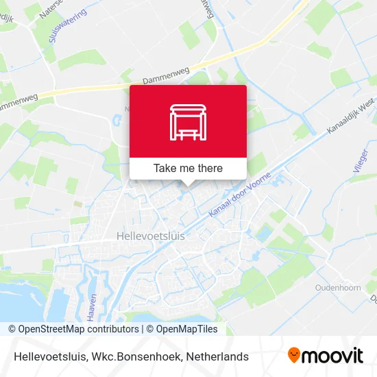 Hellevoetsluis, Wkc.Bonsenhoek map
