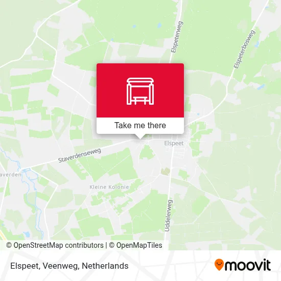 Elspeet, Veenweg map