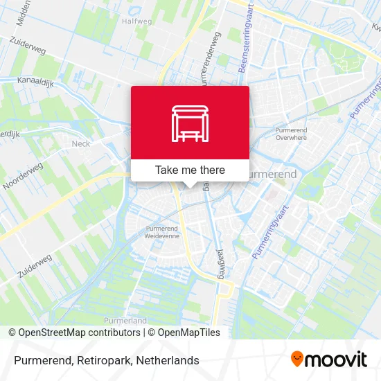 Purmerend, Retiropark map