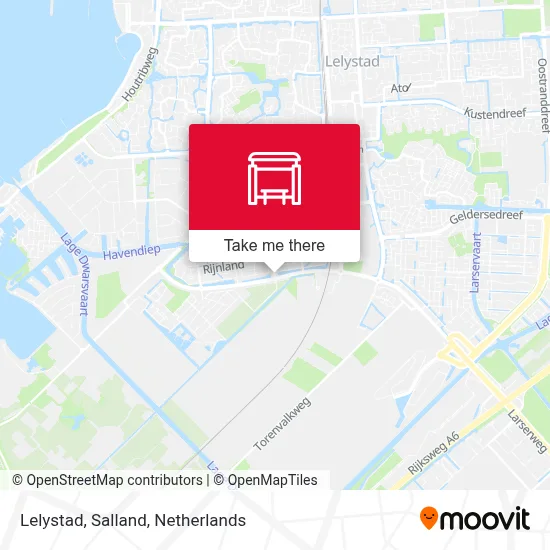 Lelystad, Salland map