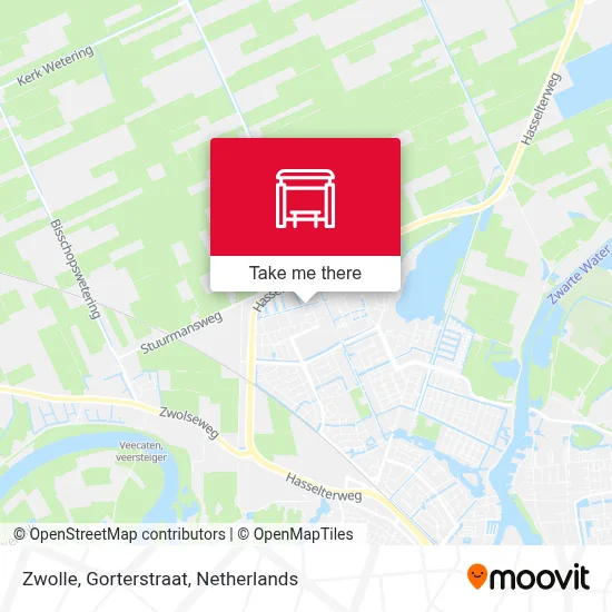 Zwolle, Gorterstraat map