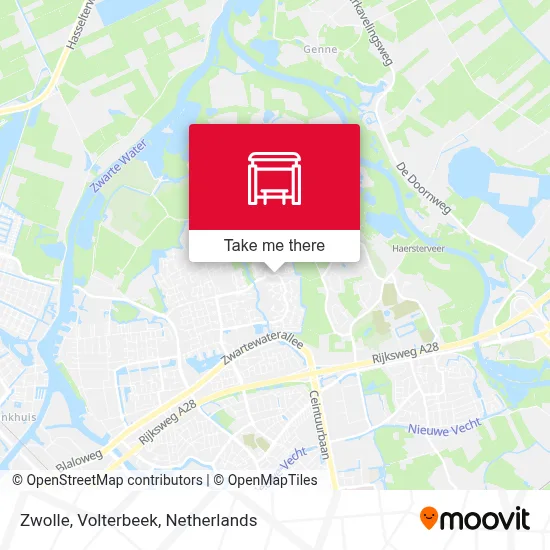 Zwolle, Volterbeek map