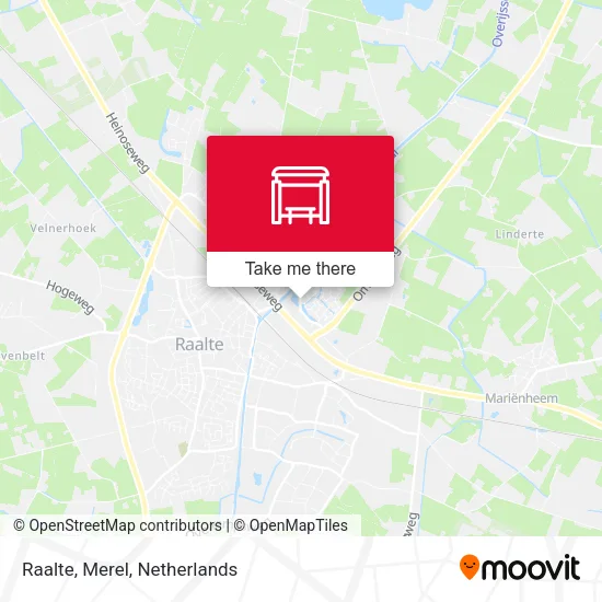 Raalte, Merel map