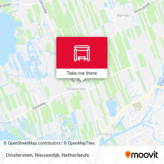 Dinxterveen, Nieuwedijk map