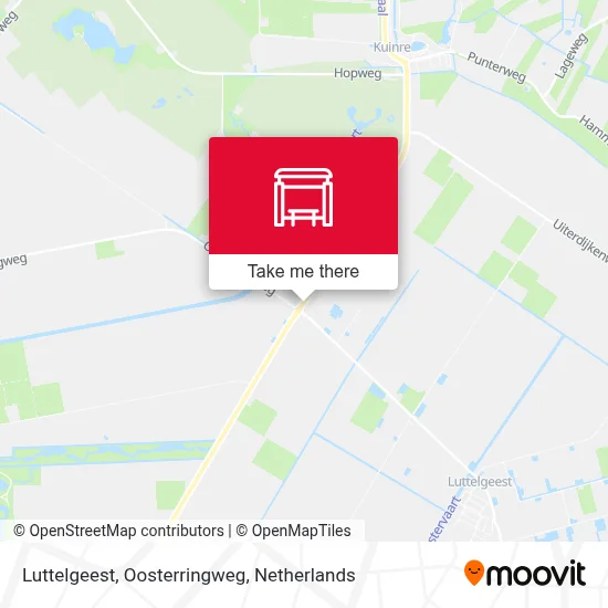 Luttelgeest, Oosterringweg map