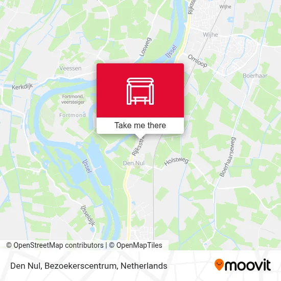 Den Nul, Bezoekerscentrum map