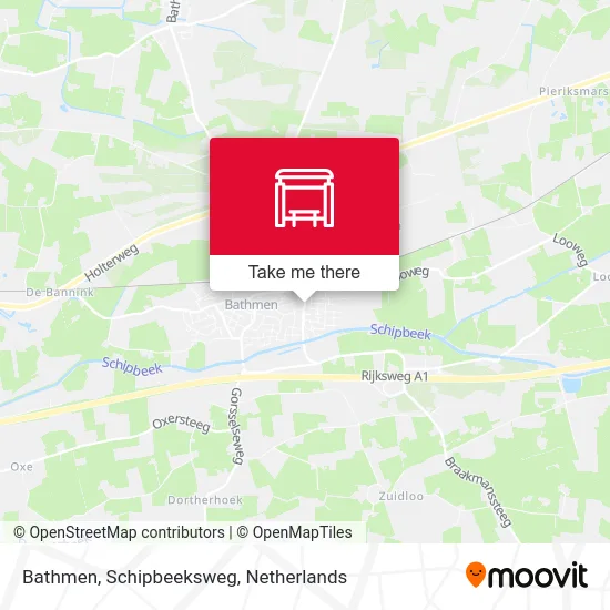 Bathmen, Schipbeeksweg map