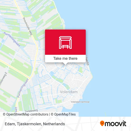 Edam, Tjaskermolen map