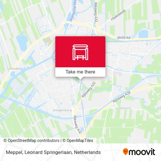 Meppel, Leonard Springerlaan map