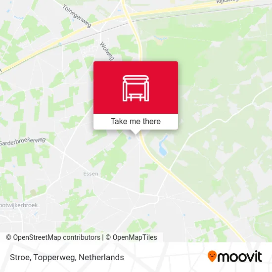 Stroe, Topperweg Karte