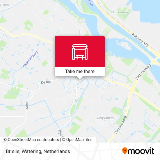 Brielle, Watering Karte