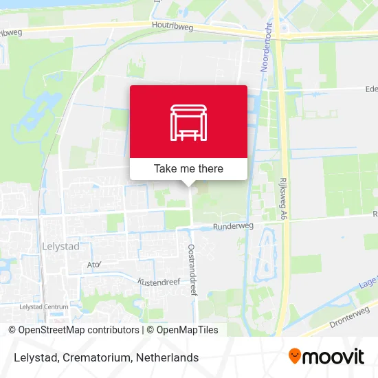 Lelystad, Crematorium map
