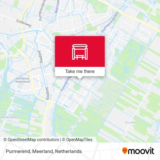 Purmerend, Meerland map
