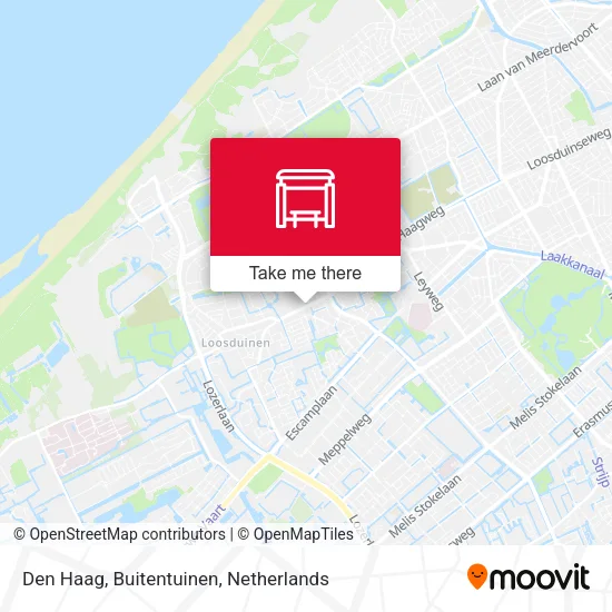 Den Haag, Buitentuinen map