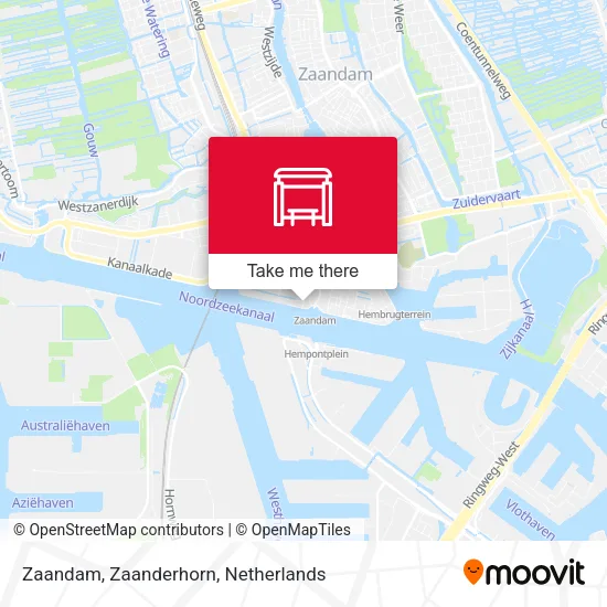 Zaandam, Zaanderhorn map