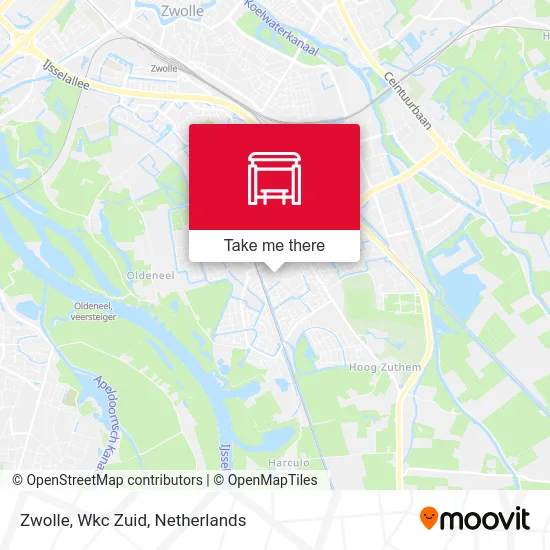 Zwolle, Wkc Zuid map