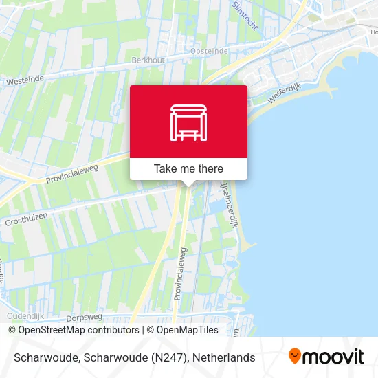 Scharwoude, Scharwoude (N247) map