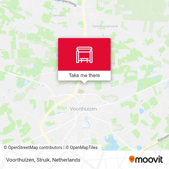 Voorthuizen, Struik map