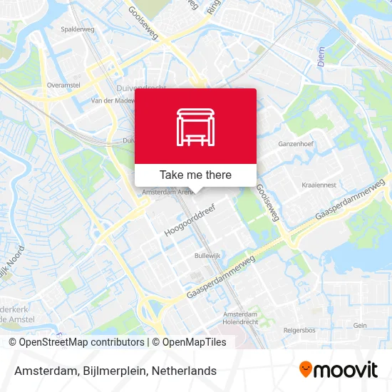 Amsterdam, Bijlmerplein map