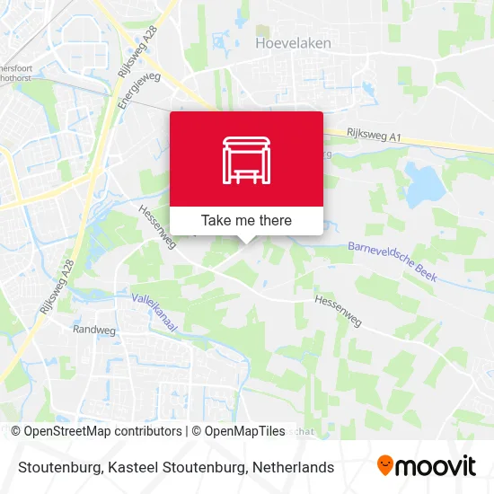 Stoutenburg, Kasteel Stoutenburg map