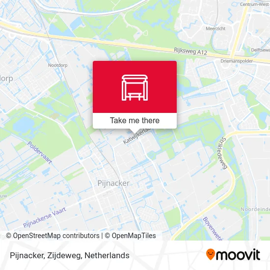 Pijnacker, Zijdeweg map