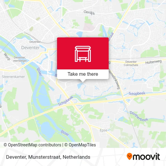 Deventer, Munsterstraat map