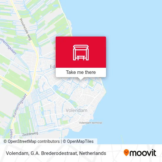 Volendam, G.A. Brederodestraat map
